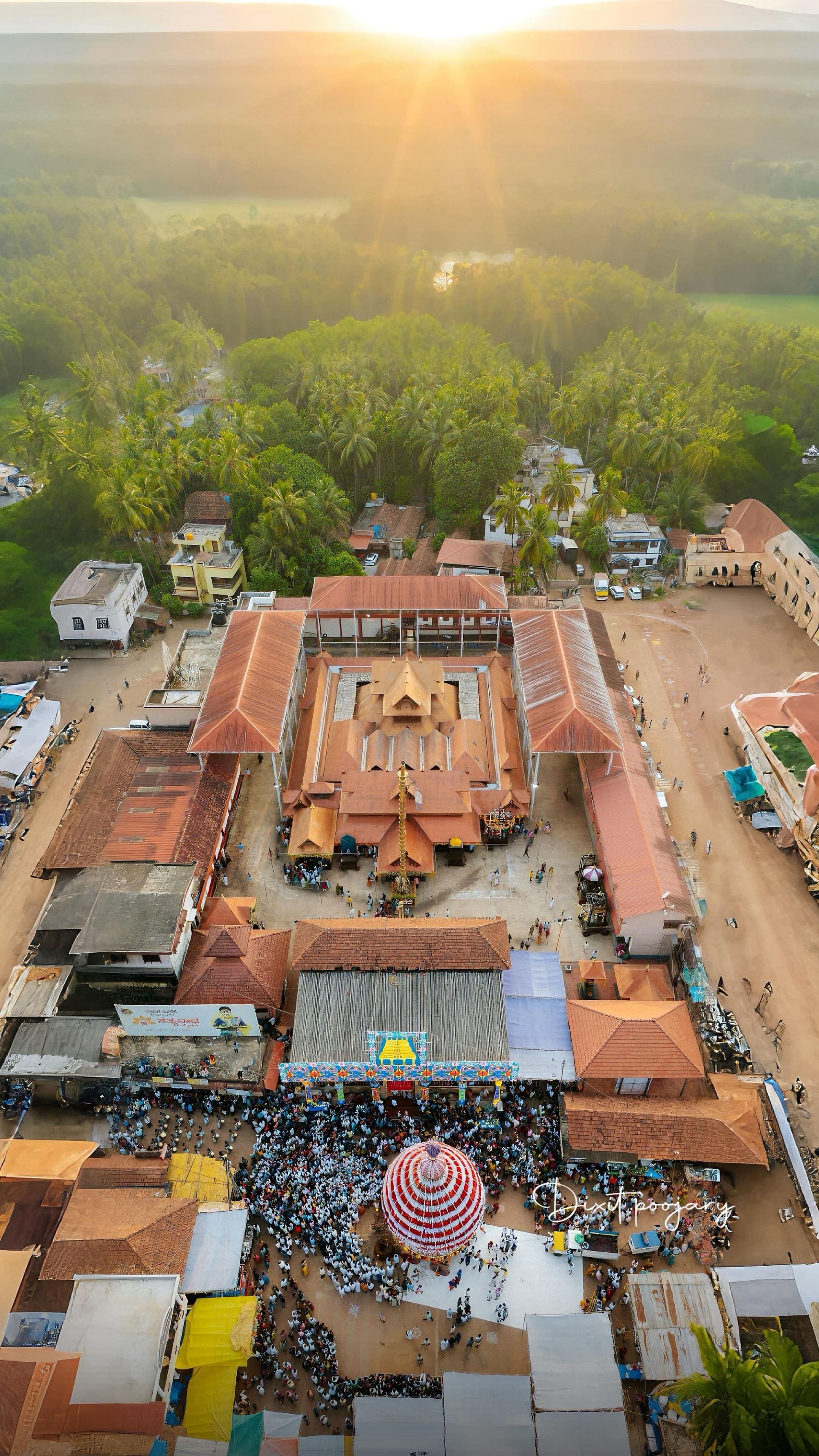 Polali Shree Rajarajeshwari Temple landscape